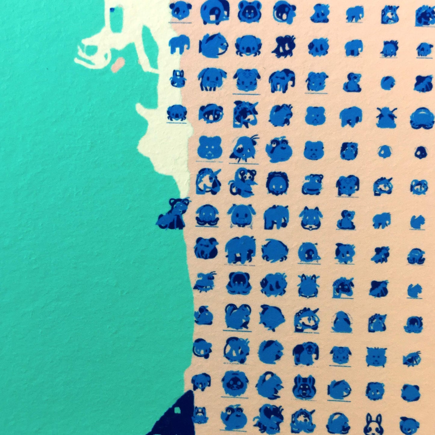 EMOJI DAVID ATTENBOROUGH PRINT