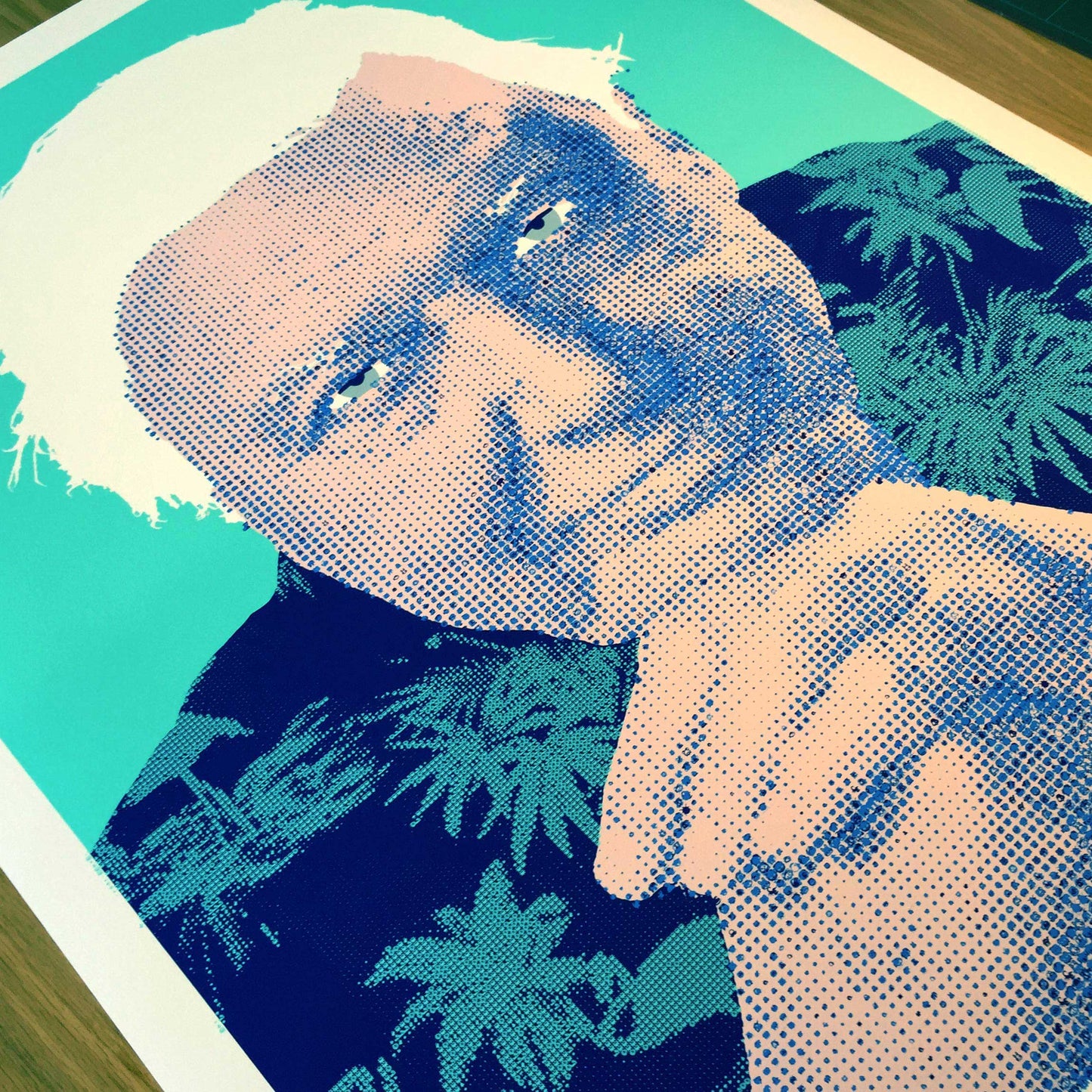 EMOJI DAVID ATTENBOROUGH PRINT