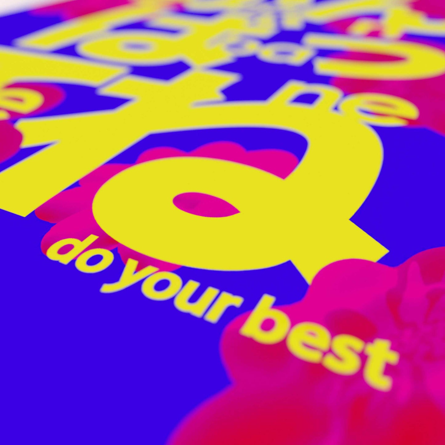 GaNBaTeNe! がんばつてね PINK FLOWER PRINT