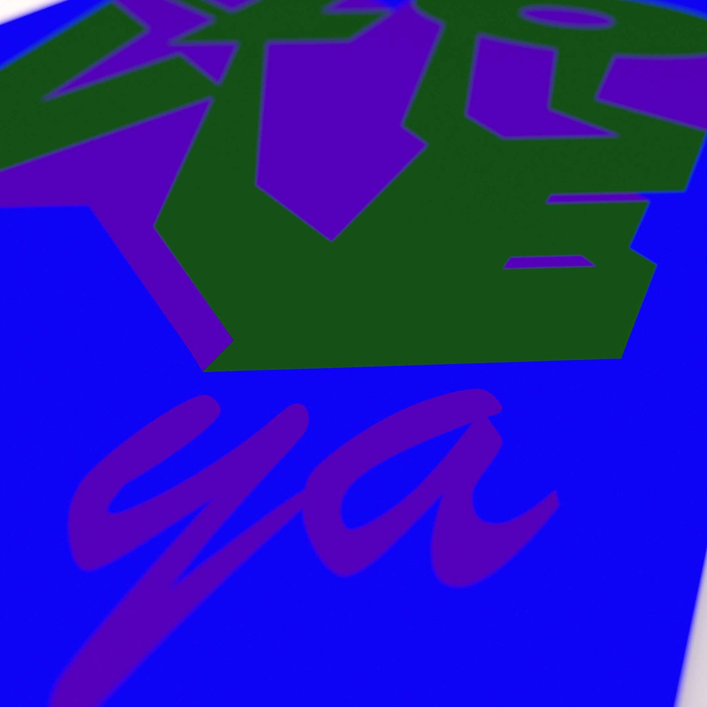 LOVEYA! MIDNIGHT BLUE PRINT