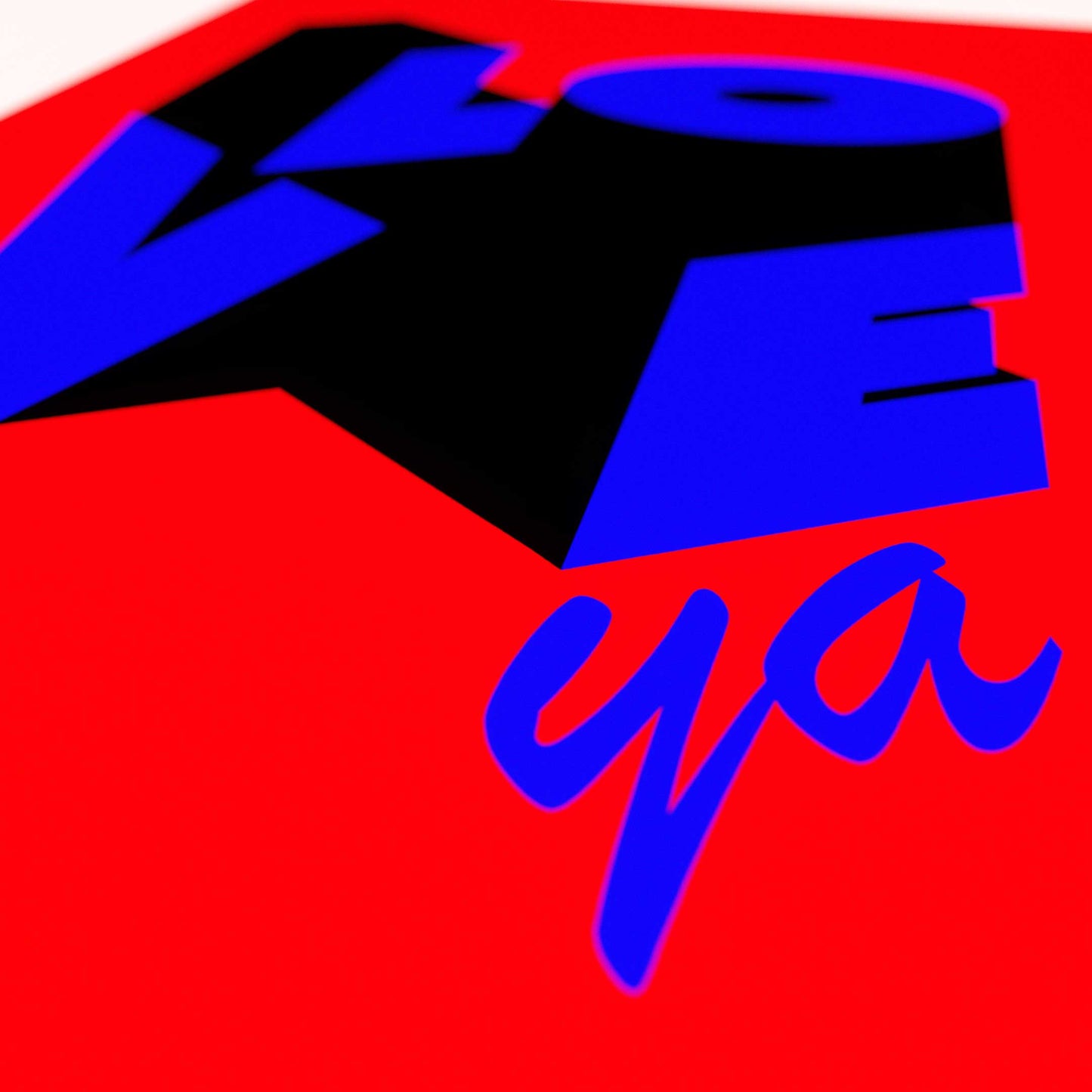 LOVEYA! RED BLUE PRINT