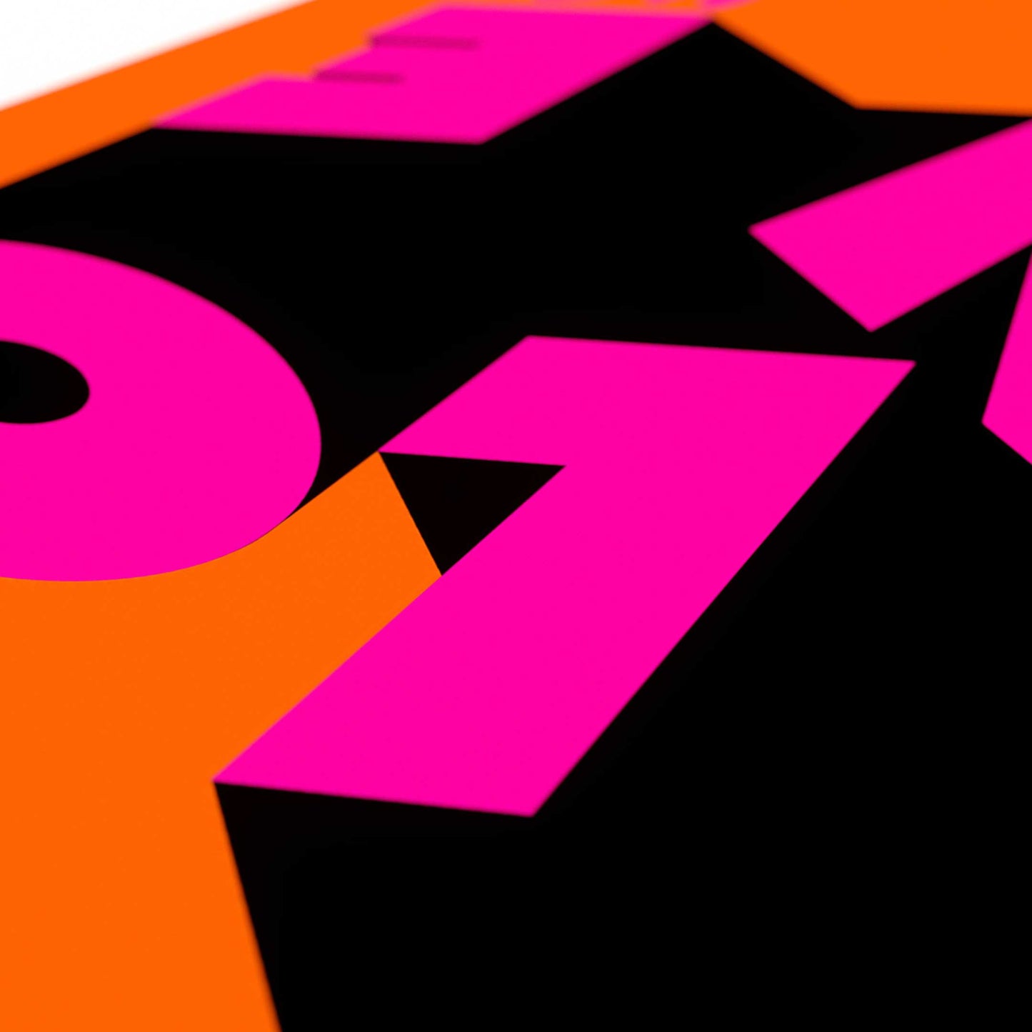 LOVEYA! ORANGE PINK PRINT