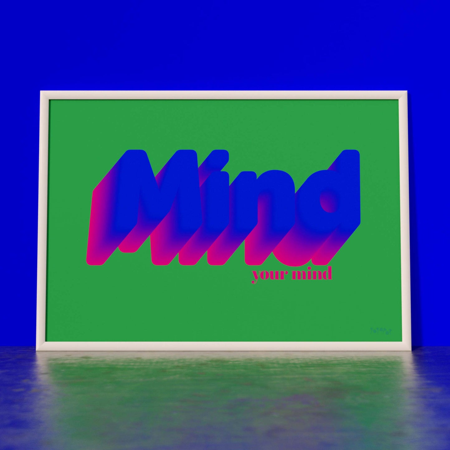 MIND YOUR MIND! DEEP BLUE PRINT