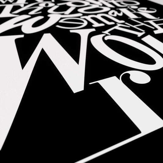 OUR THOUGHTS SIMPLE PRINT