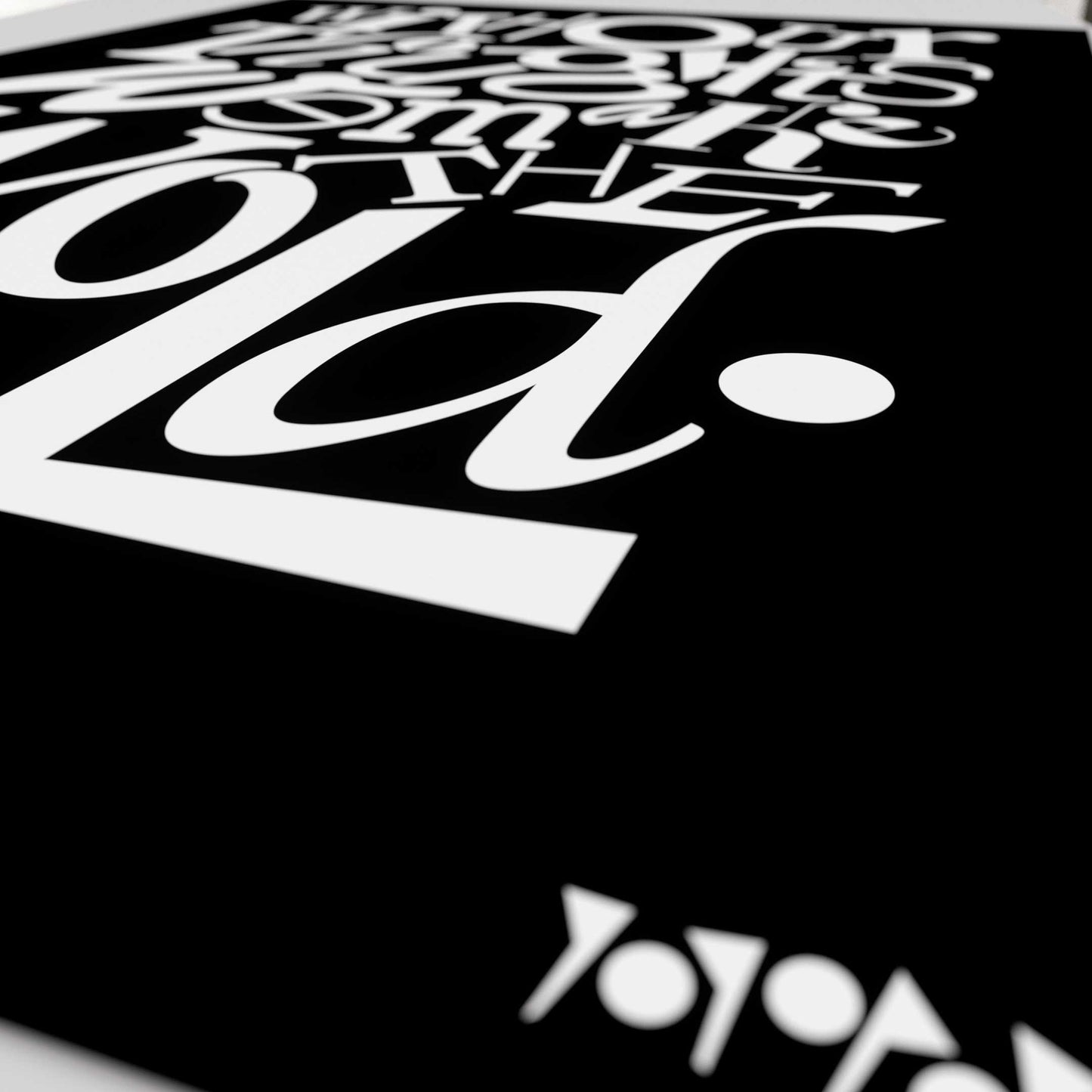 OUR THOUGHTS SIMPLE PRINT