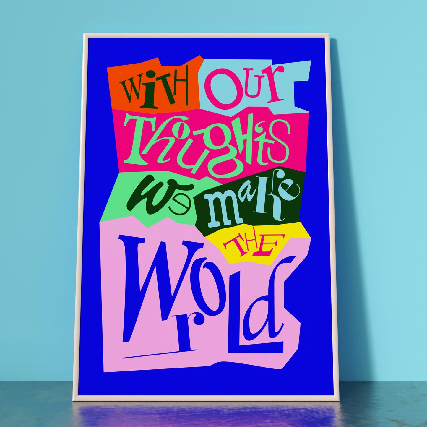 OUR THOUGHTS AT SEA BLUE PRINT