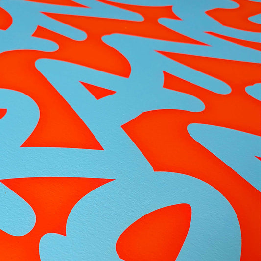 ORANGE THREE PRINT