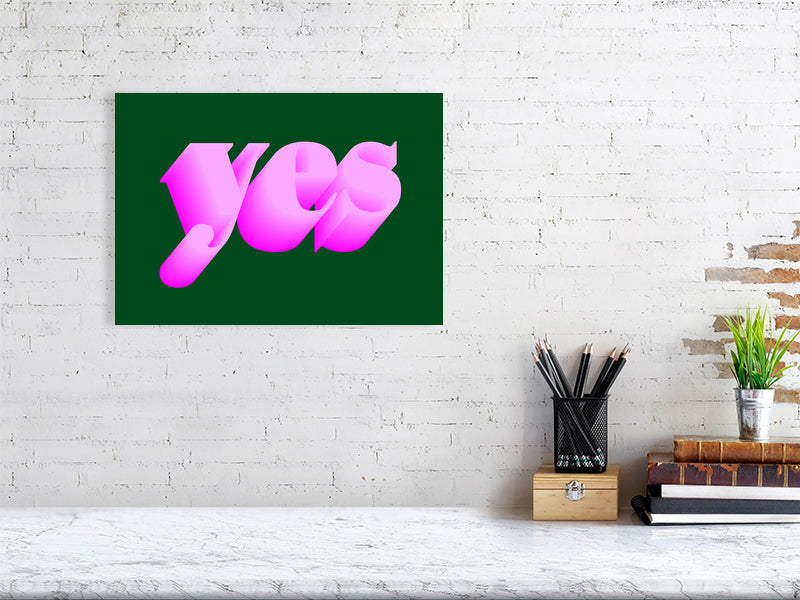 YES! HOT PINK PRINT – yoyopopshop