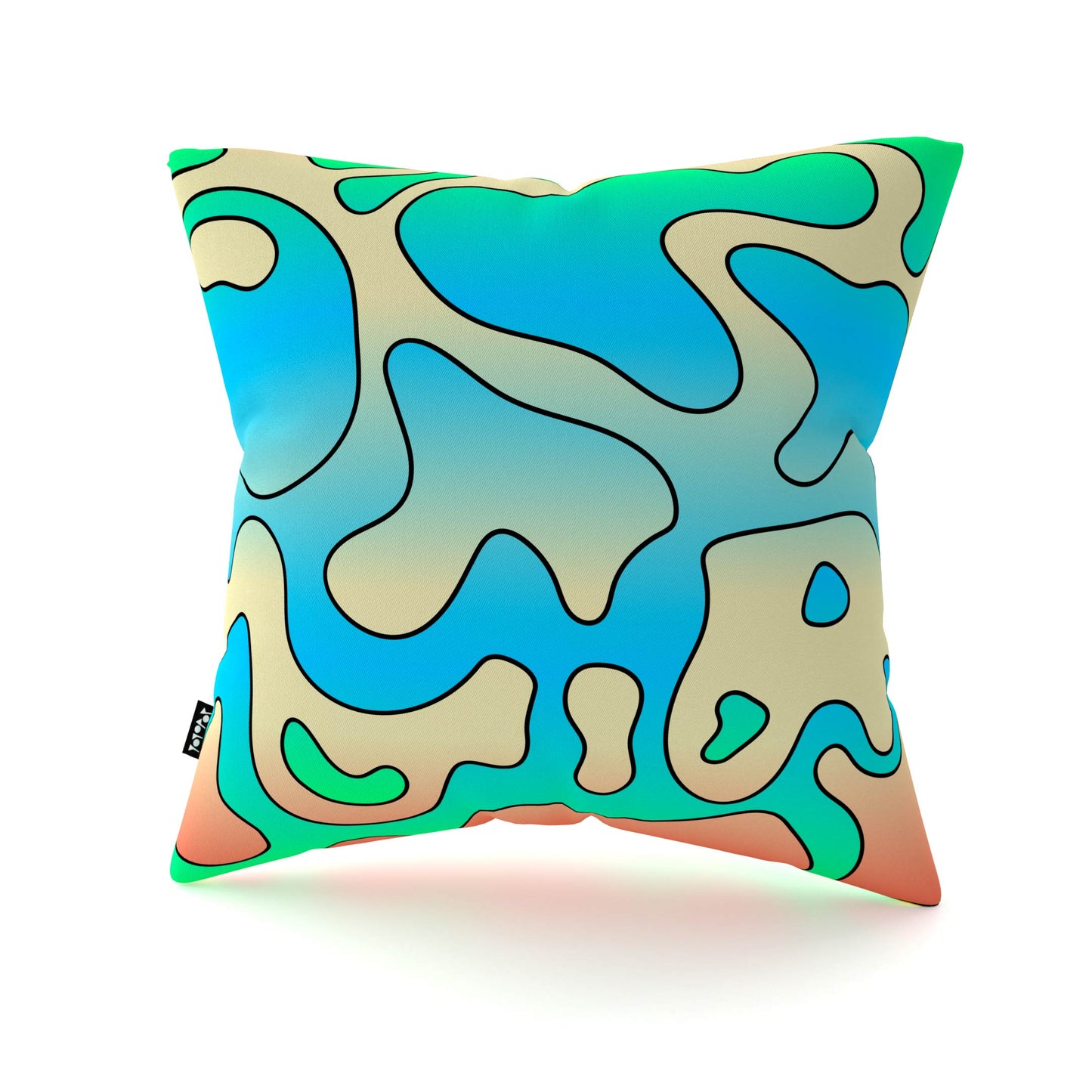 CAMO CORAL WAVE CUSHION