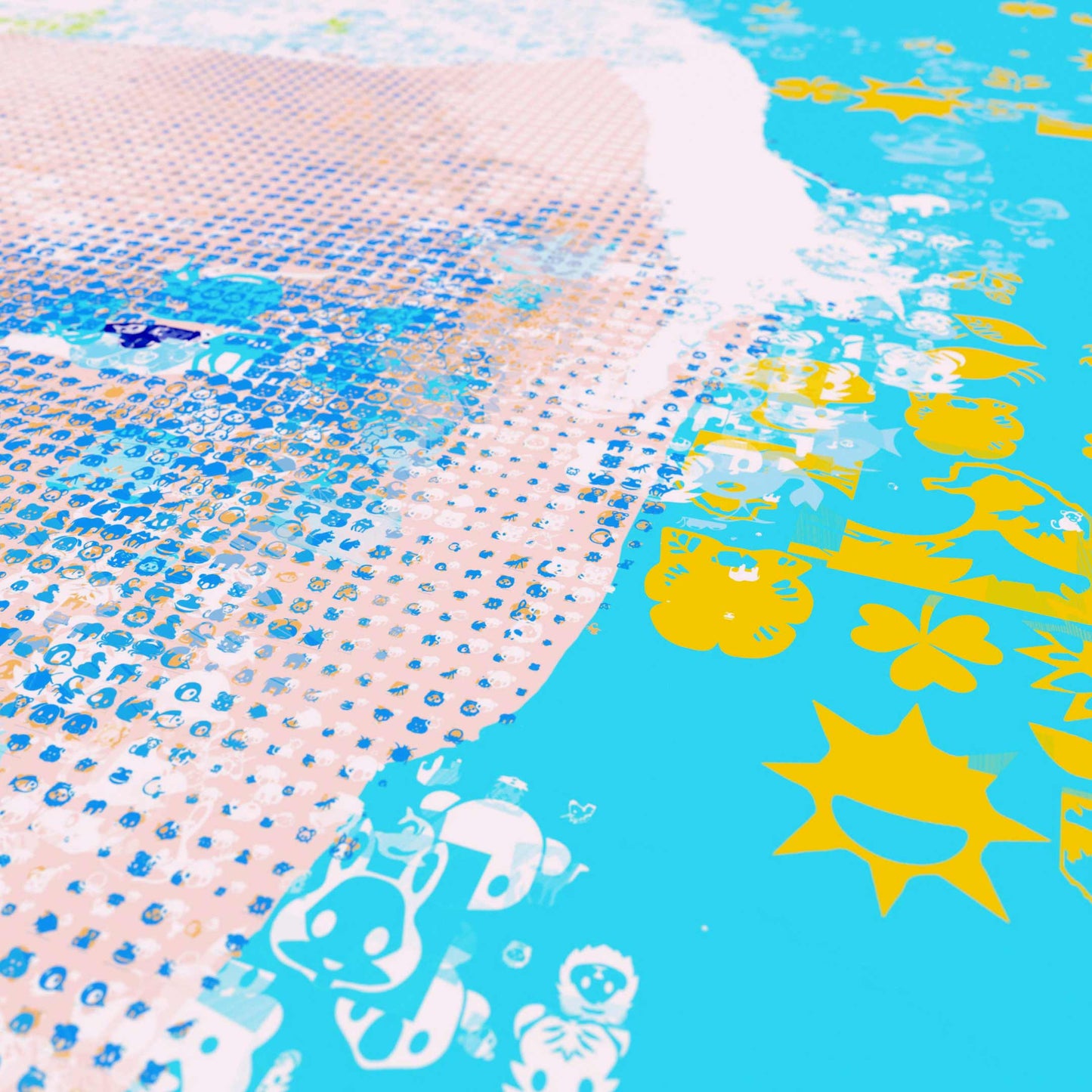 EMOJI DAVID A 100 BLUSKY PRINT