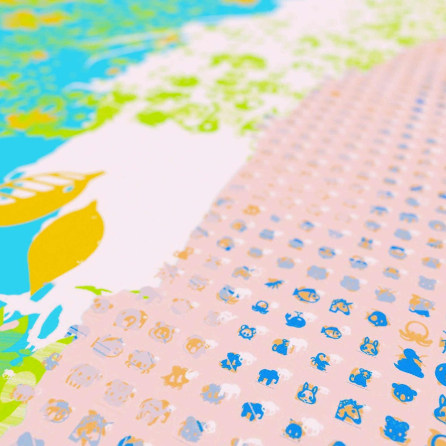 EMOJI DAVID A 100 BLUSKY PRINT