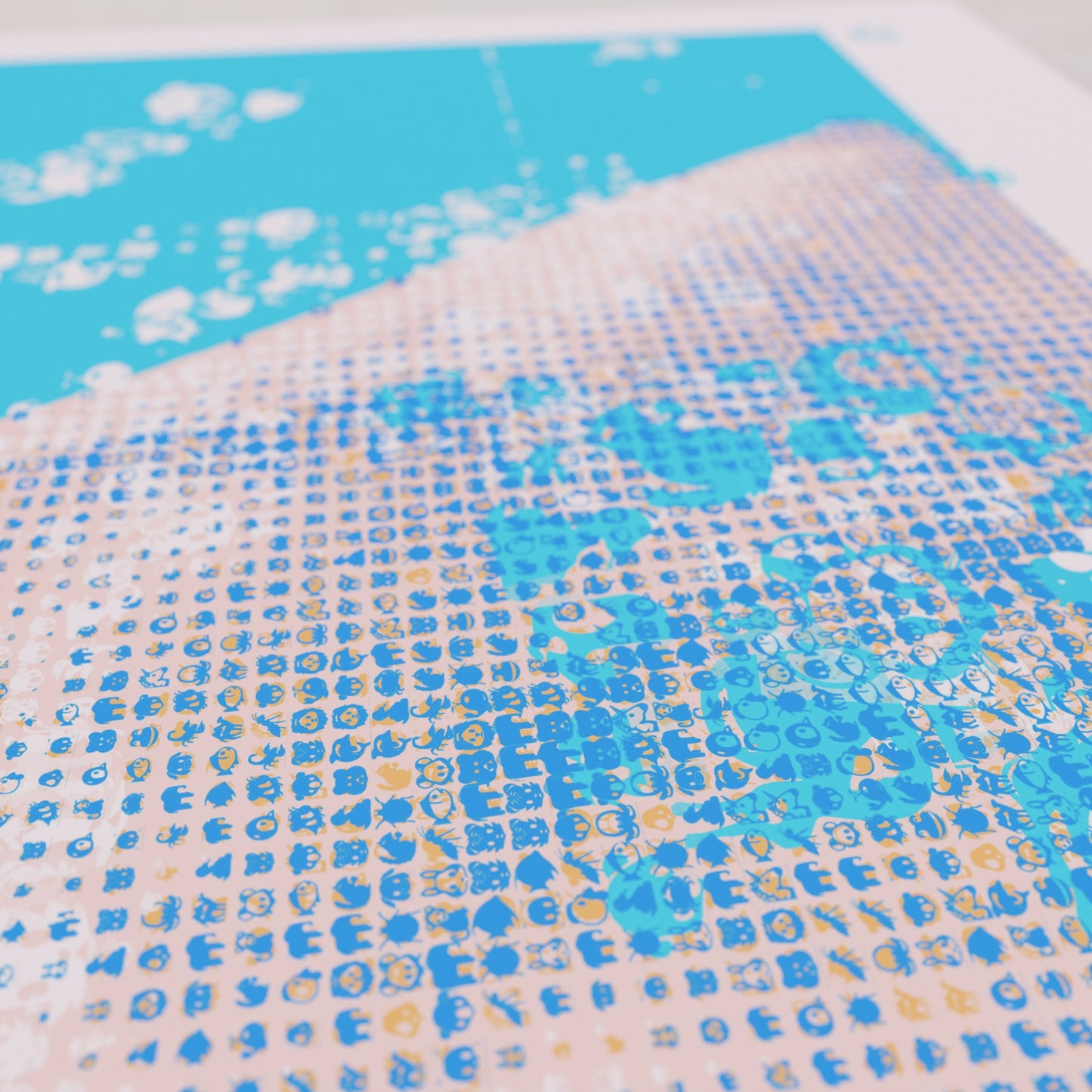 EMOJI DAVID A 100 EARTHSKY PRINT