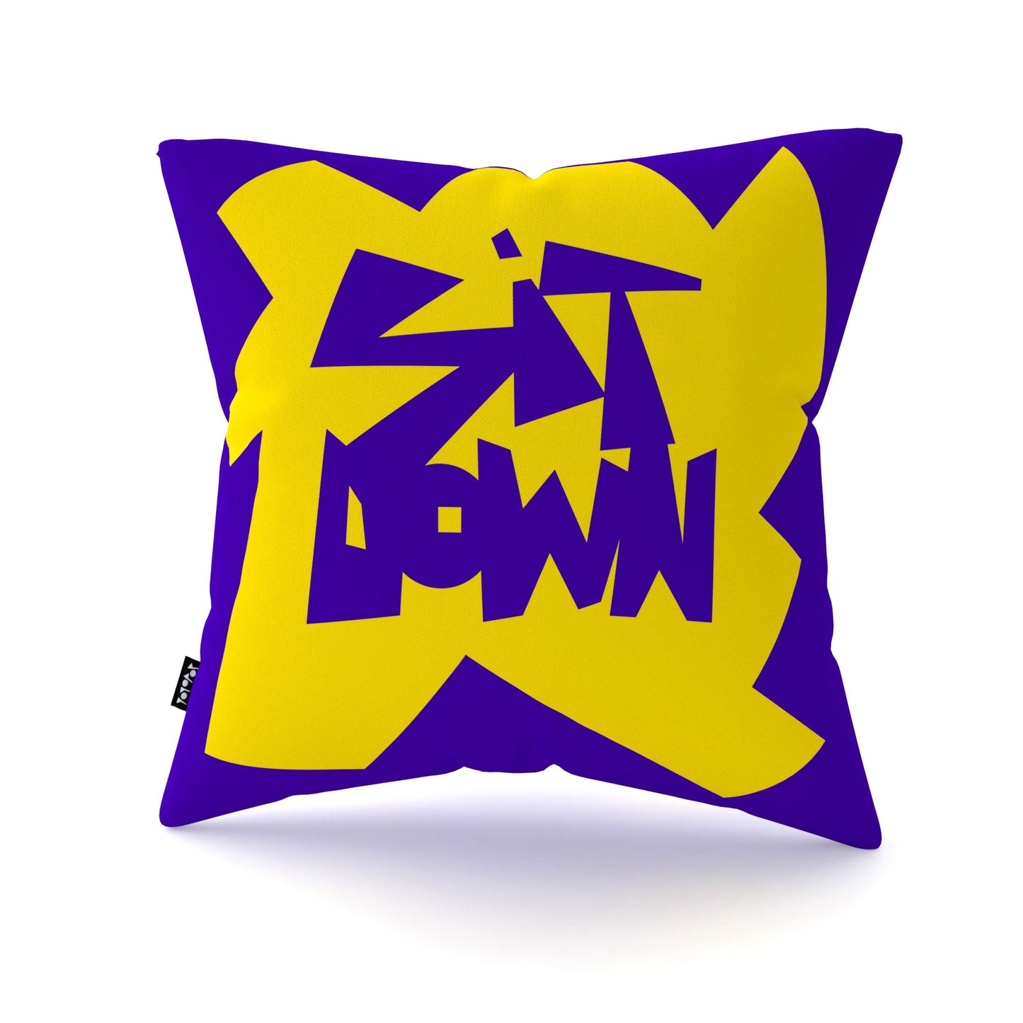 SIT DOWN PURPLE POUCH CUSHION