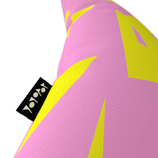SIT DOWN PINK YELLOW CUSHION