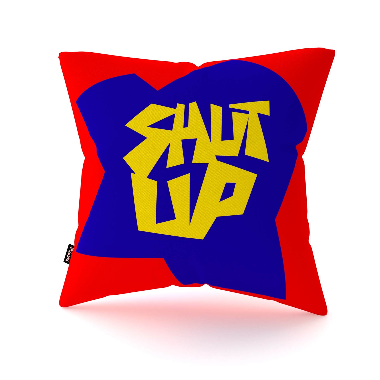 SHUT UP HERO RED CUSHION